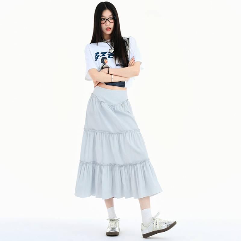Seoul Spring-Summer Ice Blue Pleated Casual Long Dress Small синий
Seoul Spring-Summer Ice Blue Pleated Casual Long Dress Small синий