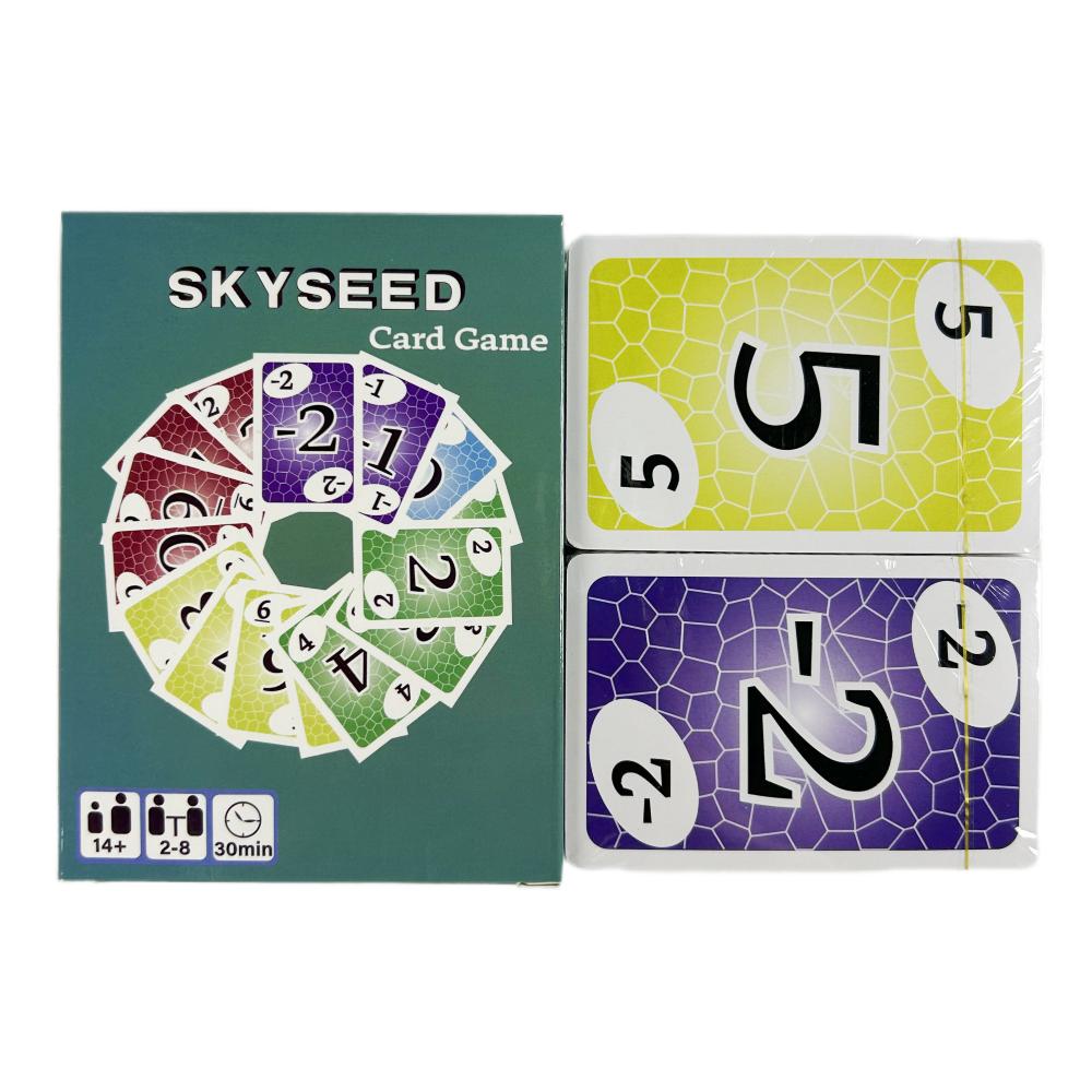 Skyseed Card Game 150 Playing Cards Board Game Deck Fun Action Edition Social Collective Games ,Christmas and Halloween Gifts
Skyseed Card Game 150 Playing Cards Board Game Deck Fun Action Edition Social Collective Games ,Christmas and Halloween Gifts