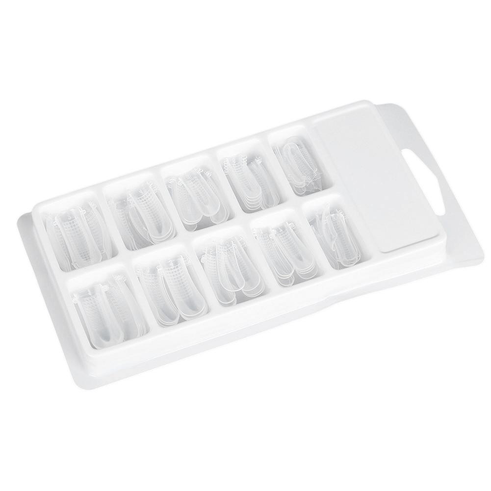 100pcs Clear Nail Form Full Cover Quick Building Gel Mold Tips Nail Extension DIY Manicure Tool
100pcs Clear Nail Form Full Cover Quick Building Gel Mold Tips Nail Extension DIY Manicure Tool