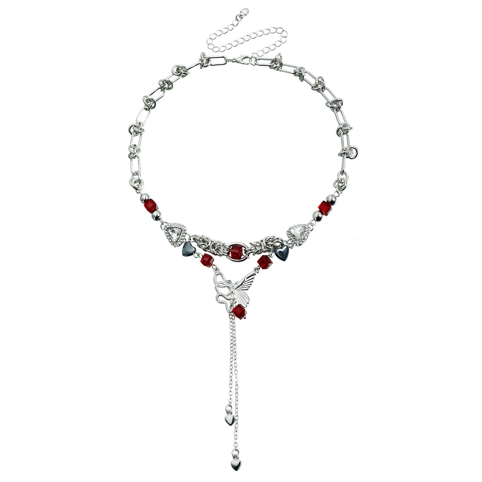 Stylish Butterfly Charm Fringe Necklace Lightweight Alloy Design Perfect For Casual Outfit Or Party Accessories
Stylish Butterfly Charm Fringe Necklace Lightweight Alloy Design Perfect For Casual Outfit Or Party Accessories