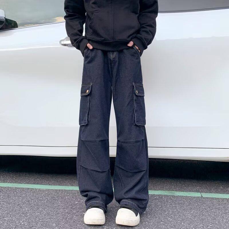 Американские джинсы High Street мужские осенние трендовые брендовые свободные широкие прямые брюки с микроклешем 3XL темно-синий
Американские джинсы High Street мужские осенние трендовые брендовые свободные широкие прямые брюки с микроклешем 3XL темно-синий