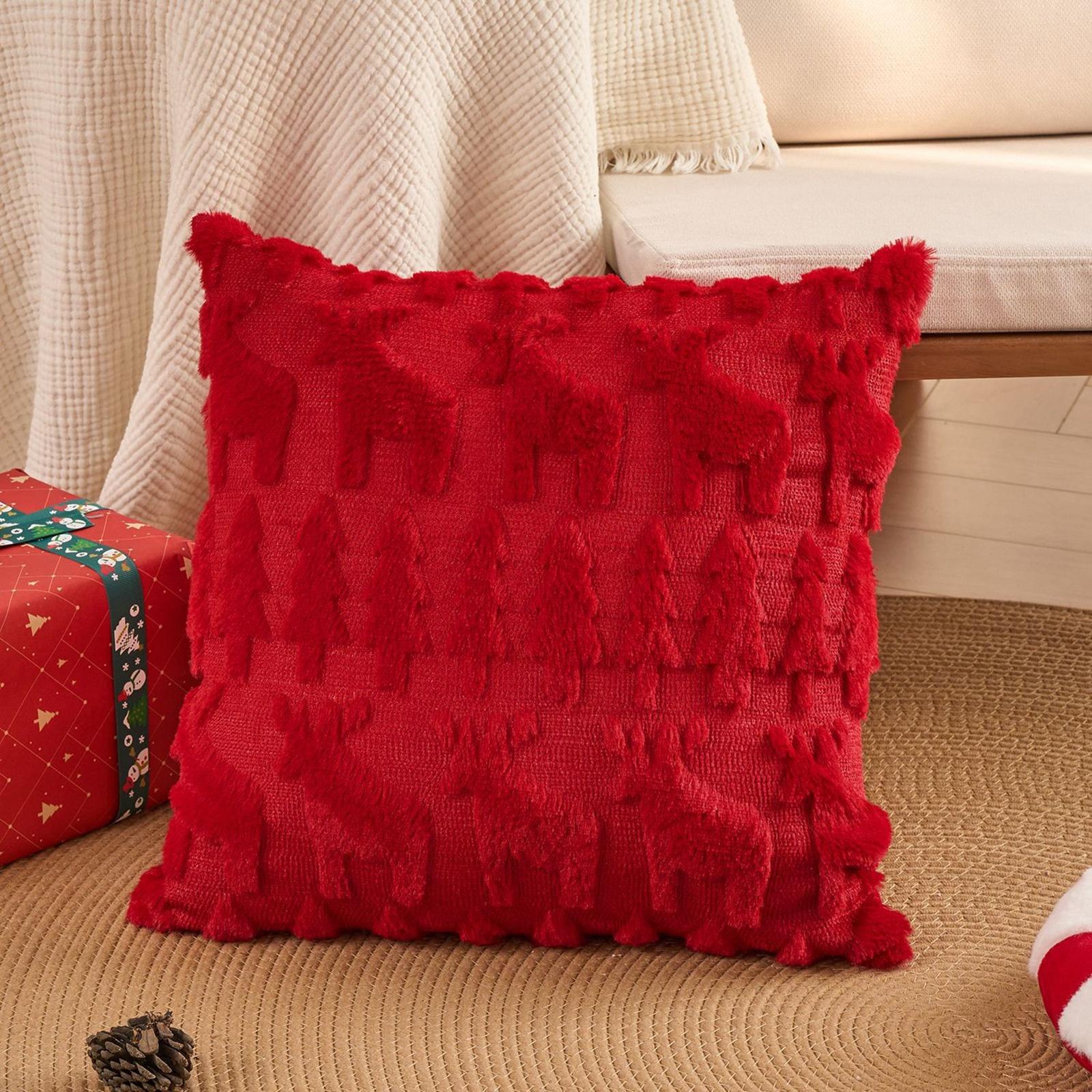 Christmas Pillowcase, Plush Snowflake, Christmas Tree, Embroidered Wool, Living Room Sofa Cushion, Holiday Party Decoration Pillow Cover One Size червоний
Christmas Pillowcase, Plush Snowflake, Christmas Tree, Embroidered Wool, Living Room Sofa Cushion, Holiday Party Decoration Pillow Cover One Size червоний