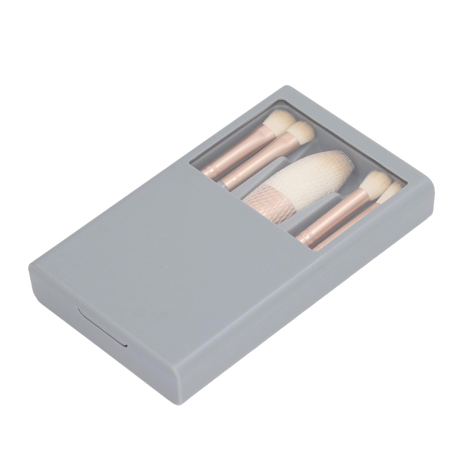 5Pcs Portable Makeup Brush Set Mini Travel Size Small Complete Function Cosmetic Brushes Set with Case and Mirror Grey
5Pcs Portable Makeup Brush Set Mini Travel Size Small Complete Function Cosmetic Brushes Set with Case and Mirror Grey