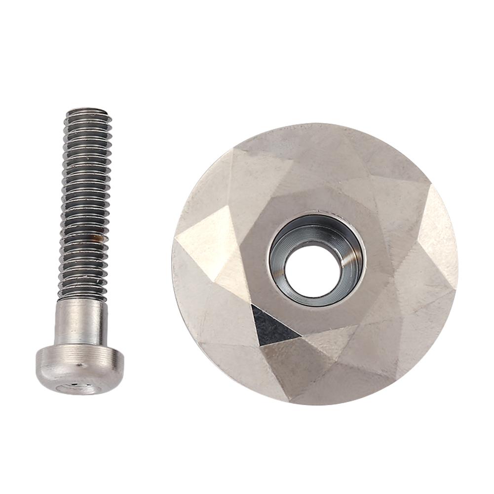 28.6mm Bicycle Headset Fork Tube Cap Steerer Plug MTB Fork Road Bicycle Part CNC Cycling Stem Top Bowl Cover with Screw срібний
28.6mm Bicycle Headset Fork Tube Cap Steerer Plug MTB Fork Road Bicycle Part CNC Cycling Stem Top Bowl Cover with Screw срібний