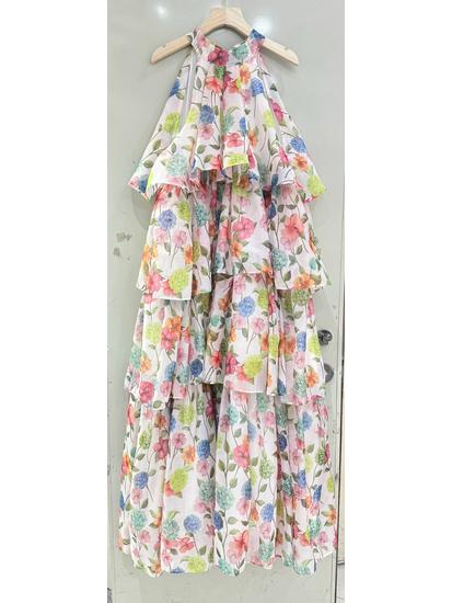 Bohemian Floral Halter Neck Sleeveless Ruffle Dress Extra Large
Bohemian Floral Halter Neck Sleeveless Ruffle Dress Extra Large