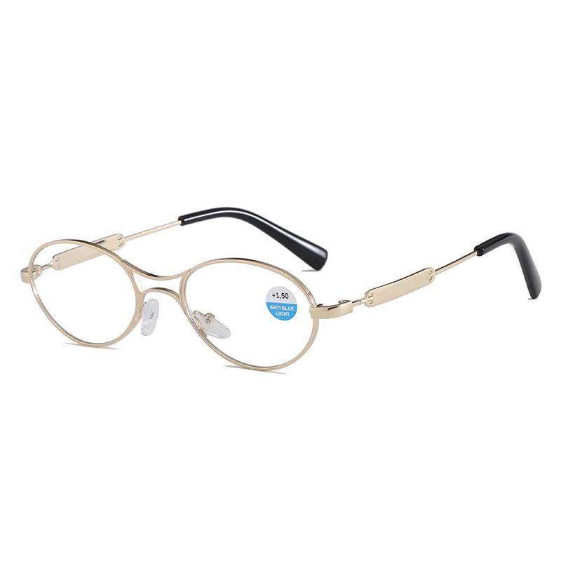 New Metal-Frame Blue Light-Blocking Reading Glasses Women s INS Style High-Definition Presbyopia Eyewear +1.0 To +3.5 1.0 золотой
New Metal-Frame Blue Light-Blocking Reading Glasses Women s INS Style High-Definition Presbyopia Eyewear +1.0 To +3.5 1.0 золотой