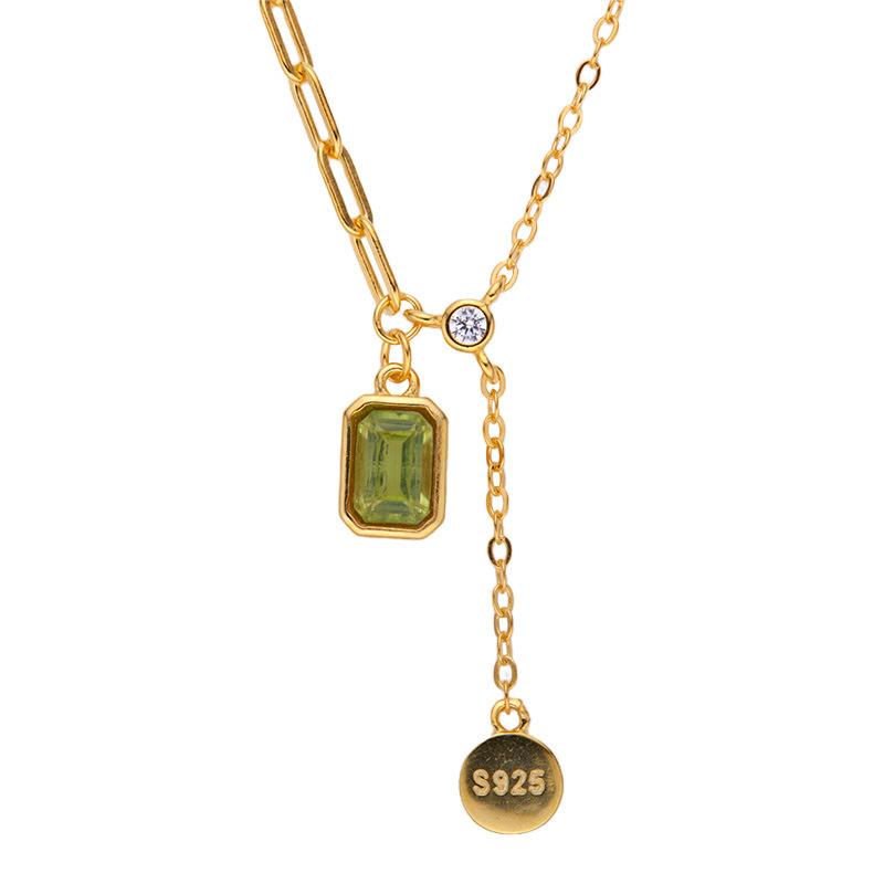 Caibao Series Splicing Necklace Women S Natural Black Spinel Jewelry Light Luxury Collarbone Chain With Jewelry S925 Inlay
Caibao Series Splicing Necklace Women S Natural Black Spinel Jewelry Light Luxury Collarbone Chain With Jewelry S925 Inlay