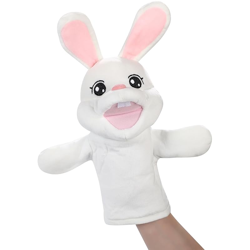 ColorfylCoco puppet doll rabbit (white) mouth moves hand puppet animal animal puppet show ventriloquism glove doll
ColorfylCoco puppet doll rabbit (white) mouth moves hand puppet animal animal puppet show ventriloquism glove doll