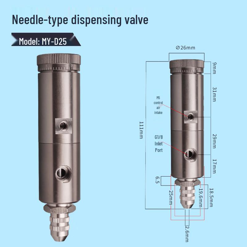 JunDingYing MY-D25 Precision Back-Suction Dispensing Valve
JunDingYing MY-D25 Precision Back-Suction Dispensing Valve