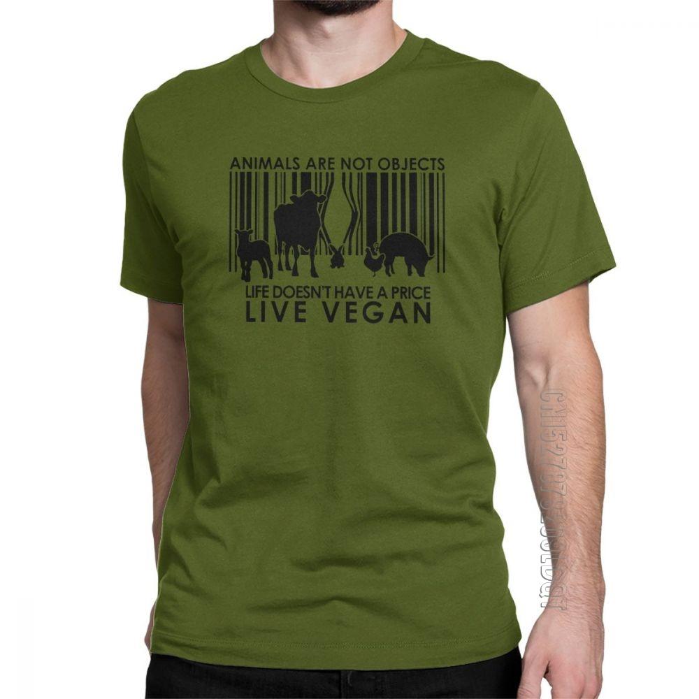 Vegan Tee Shirt Chic Animals Are Not Objects T Shirt Men Plus Size Tops Amazing TShirt O Neck Pure Cotton 4XL
Vegan Tee Shirt Chic Animals Are Not Objects T Shirt Men Plus Size Tops Amazing TShirt O Neck Pure Cotton 4XL
