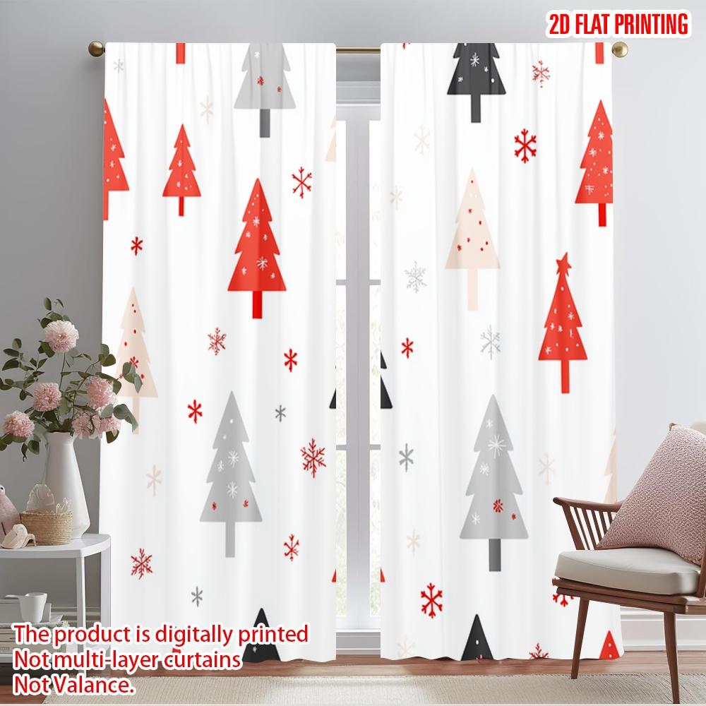 2pcs,2D plane printing Print Curtains Christmas Trees Snowflakes_e Versatile 100% Polyester (without rod) Art Deco Festive 52.50×116.00 CM 2pcs
2pcs,2D plane printing Print Curtains Christmas Trees Snowflakes_e Versatile 100% Polyester (without rod) Art Deco Festive 52.50×116.00 CM 2pcs