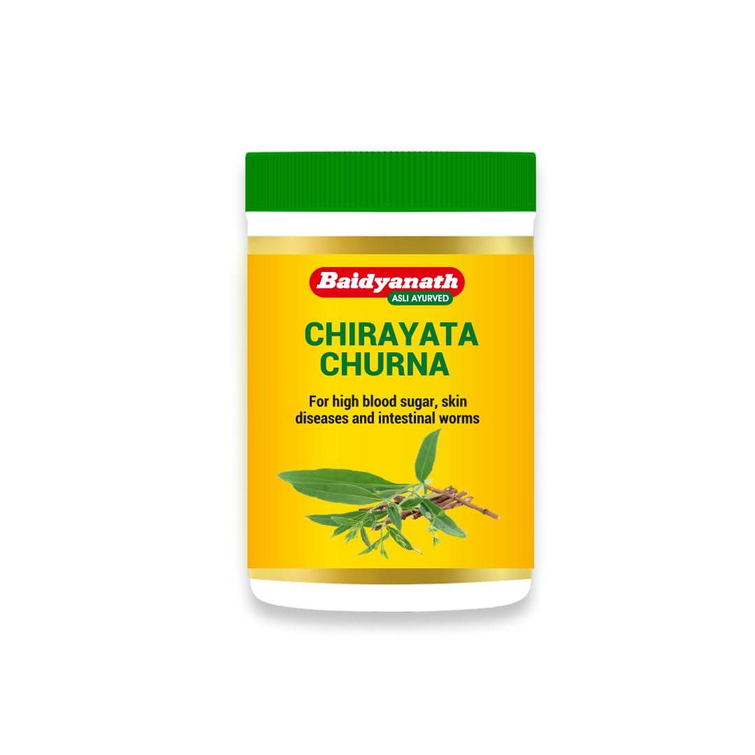 Baidyanath Chirayata Churna 100 g – Traditional Ayurvedic Powder for Digestion Support and Skin Wellness
Baidyanath Chirayata Churna 100 g – Traditional Ayurvedic Powder for Digestion Support and Skin Wellness