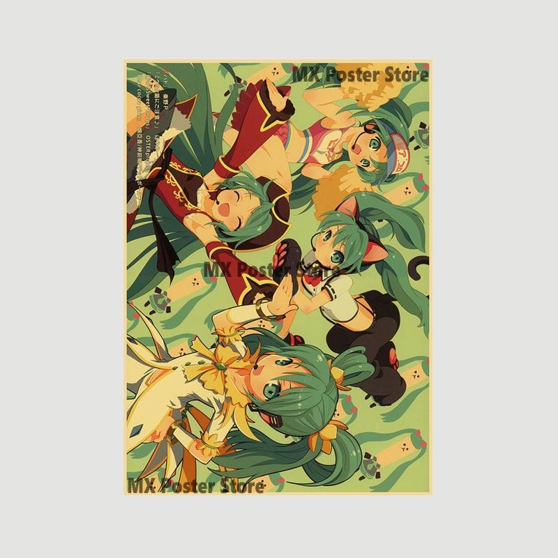 Аниме идол мультфильм певец Мику плакат HD печать крафт-бумага ретро настенные художественные фотографии спальня декоративная живопись домашний декор подарки 30x21cm
Аниме идол мультфильм певец Мику плакат HD печать крафт-бумага ретро настенные художественные фотографии спальня декоративная живопись домашний декор подарки 30x21cm