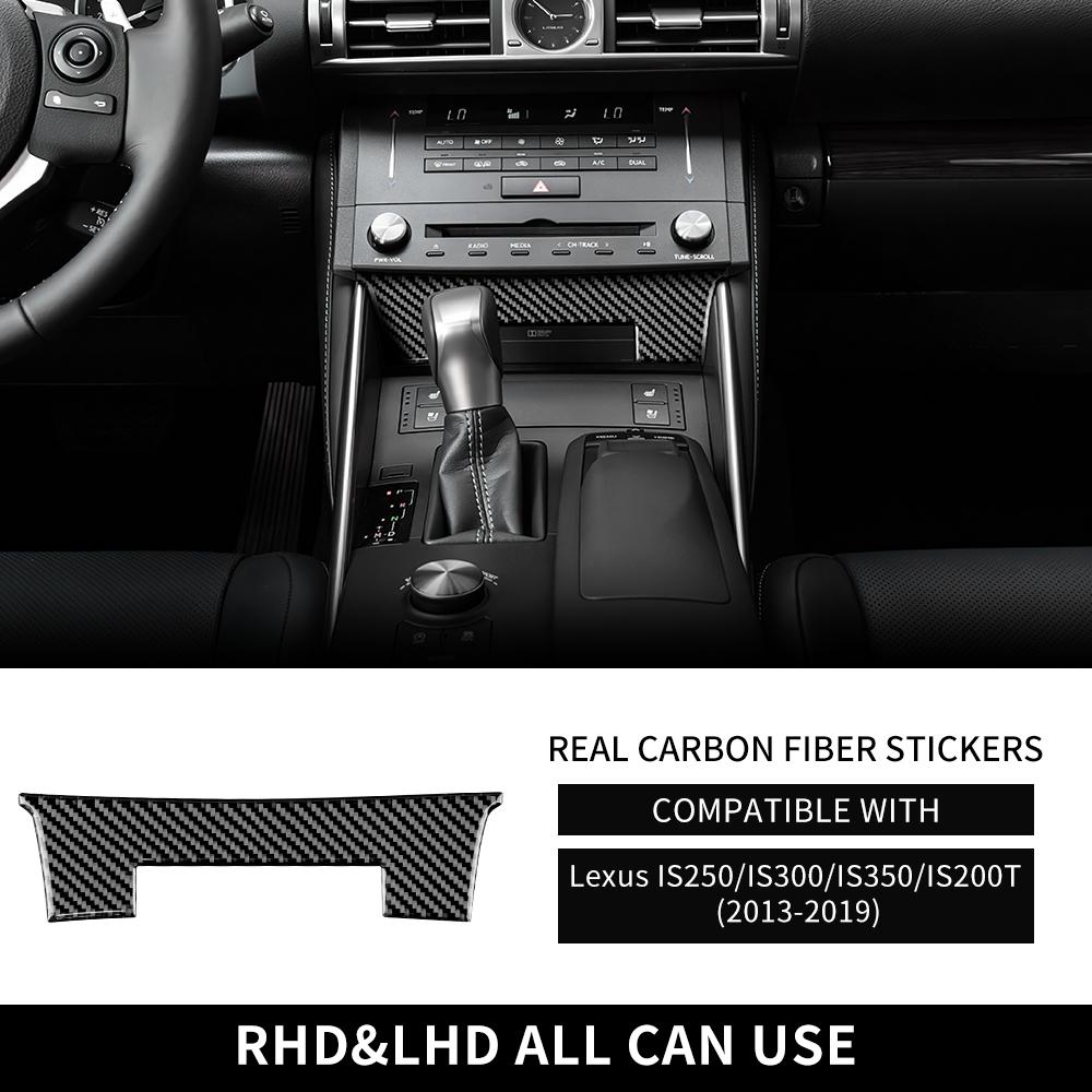 Real Carbon Fiber Car Center Console Sticker Interior Trim Cover For Lexus IS250 300 350 200T 2013- Styling Auto Accessories For LHD RHD
Real Carbon Fiber Car Center Console Sticker Interior Trim Cover For Lexus IS250 300 350 200T 2013- Styling Auto Accessories For LHD RHD