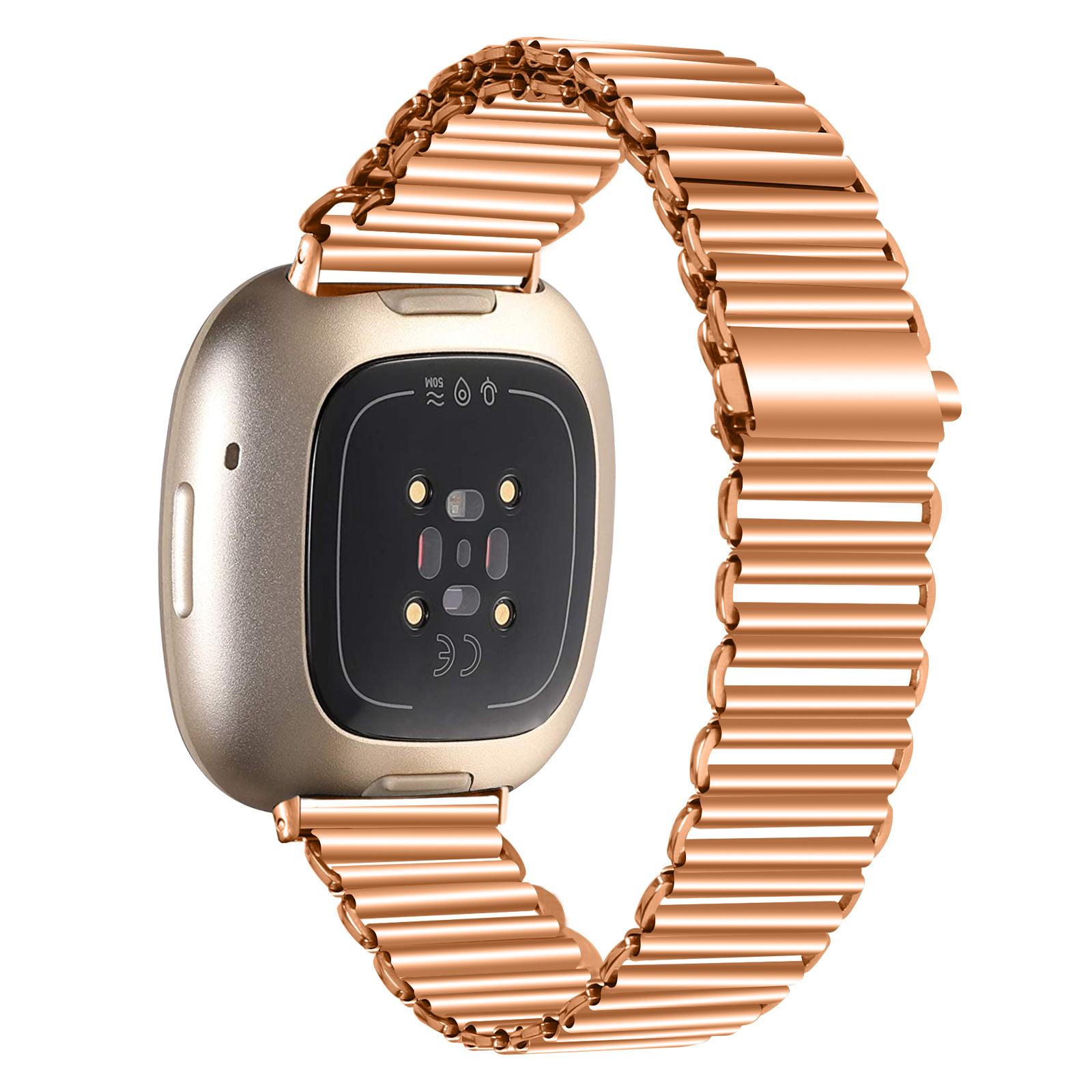 For Fitbit Versa 3/Sense Replacement Watch Band Stainless Steel Hollow Watch Strap Rose Gold
For Fitbit Versa 3/Sense Replacement Watch Band Stainless Steel Hollow Watch Strap Rose Gold