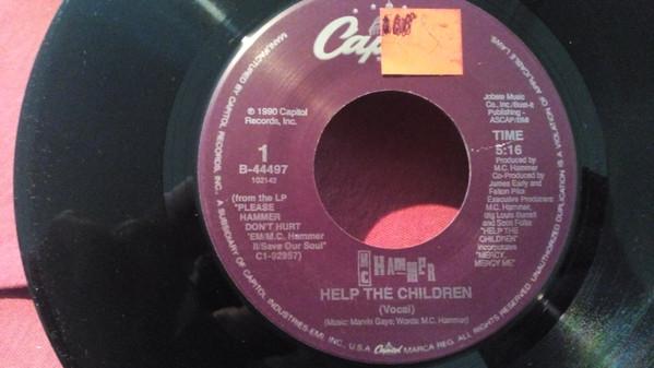 7inch Record MC HAMMER Help The Children B44497 Capitol Records 1990 US Rap HipHopRB Used
7inch Record MC HAMMER Help The Children B44497 Capitol Records 1990 US Rap HipHopRB Used