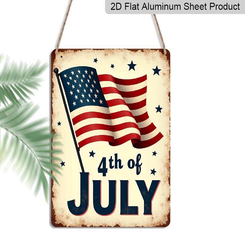 2D Flat, 1pc Patriotic Welcome Metal Sign - American Flag Heart Design Aluminium Wall Art, 8x12 Inch Rustic Vintage Home Decor for 4th of July 20*30cm
2D Flat, 1pc Patriotic Welcome Metal Sign - American Flag Heart Design Aluminium Wall Art, 8x12 Inch Rustic Vintage Home Decor for 4th of July 20*30cm