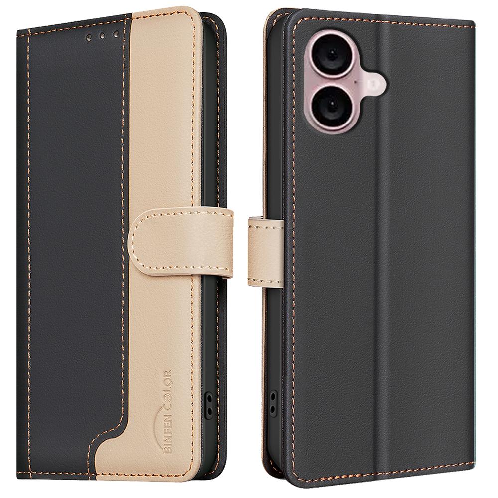 Чохол BINFEN COLOR BF33 для iPhone 16 із блокуванням RFID, PU шкіряна підставка для телефону
Чохол BINFEN COLOR BF33 для iPhone 16 із блокуванням RFID, PU шкіряна підставка для телефону
