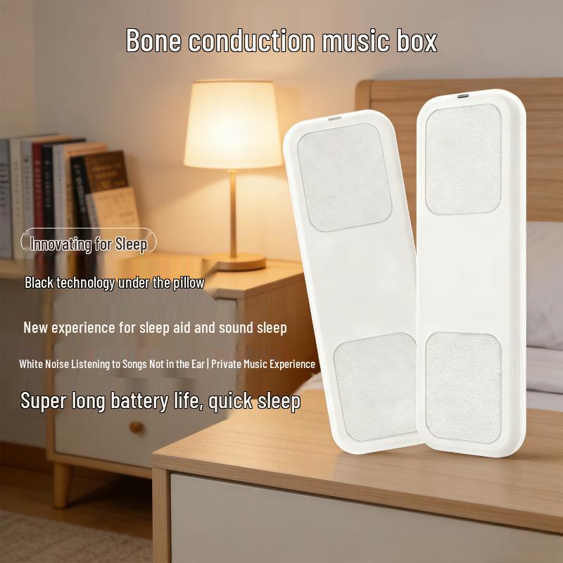 Under-Pillow Bone Conduction Sleep Earphones with Bluetooth Bone Conduction Bluetooth Earphone Box білий
Under-Pillow Bone Conduction Sleep Earphones with Bluetooth Bone Conduction Bluetooth Earphone Box білий
