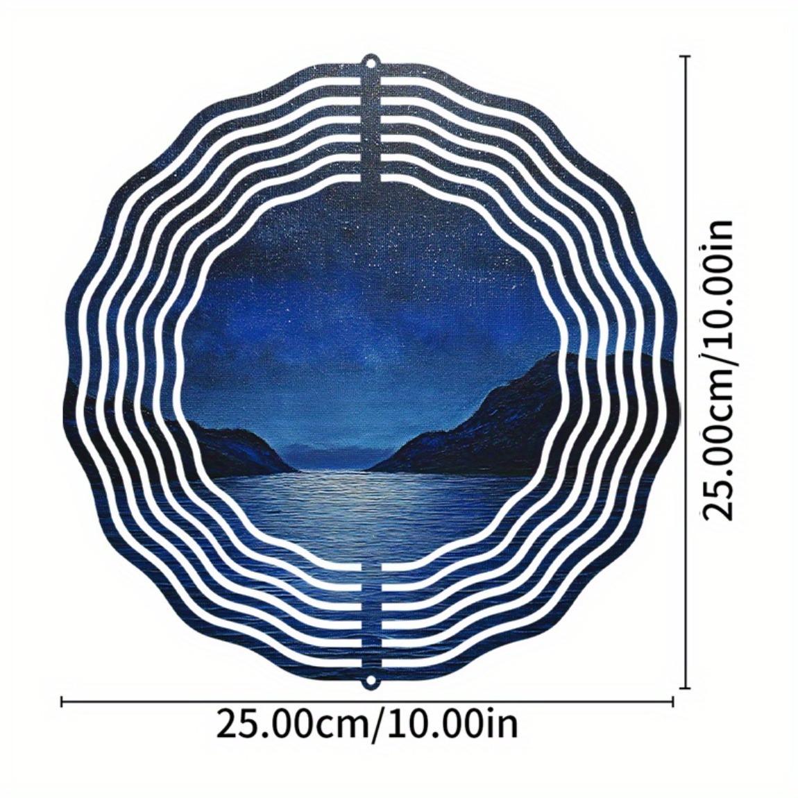 Металлический колокольчик ветра «Звездная ночь на озере» – вращающийся на 360° крючок для садов и патио, расслабляющие природные звуки 01A
Металлический колокольчик ветра «Звездная ночь на озере» – вращающийся на 360° крючок для садов и патио, расслабляющие природные звуки 01A