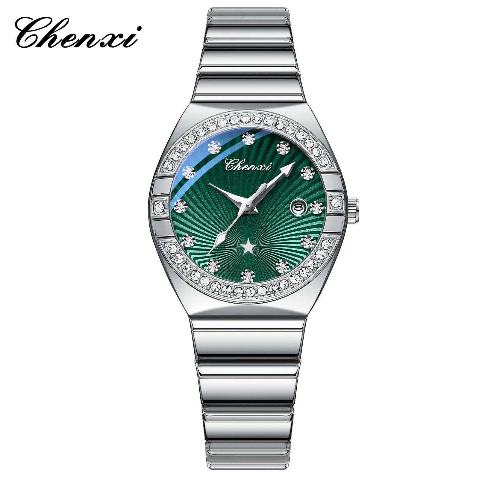 Dawn Round Diamond Scale Watch Calendar Luminous Waterproof Ladies Watch Quartz Watch зелений
Dawn Round Diamond Scale Watch Calendar Luminous Waterproof Ladies Watch Quartz Watch зелений