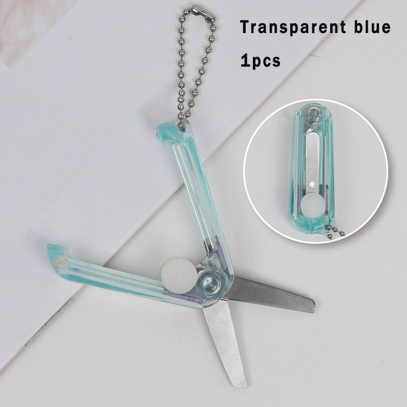 1pcs Transparent Mini Scissors, Retractable Folding Portable Scissors, Student Hand-made Paper Scissors
1pcs Transparent Mini Scissors, Retractable Folding Portable Scissors, Student Hand-made Paper Scissors