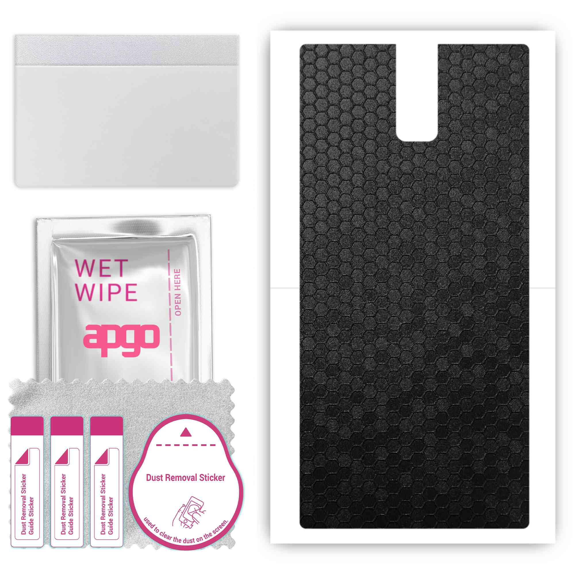 apgo Protective Skin Sticker for the back compatible with Oukitel K3 Pro, Wrap Film, Foil, Vinyl - Pattern Black Honeycomb
apgo Protective Skin Sticker for the back compatible with Oukitel K3 Pro, Wrap Film, Foil, Vinyl - Pattern Black Honeycomb