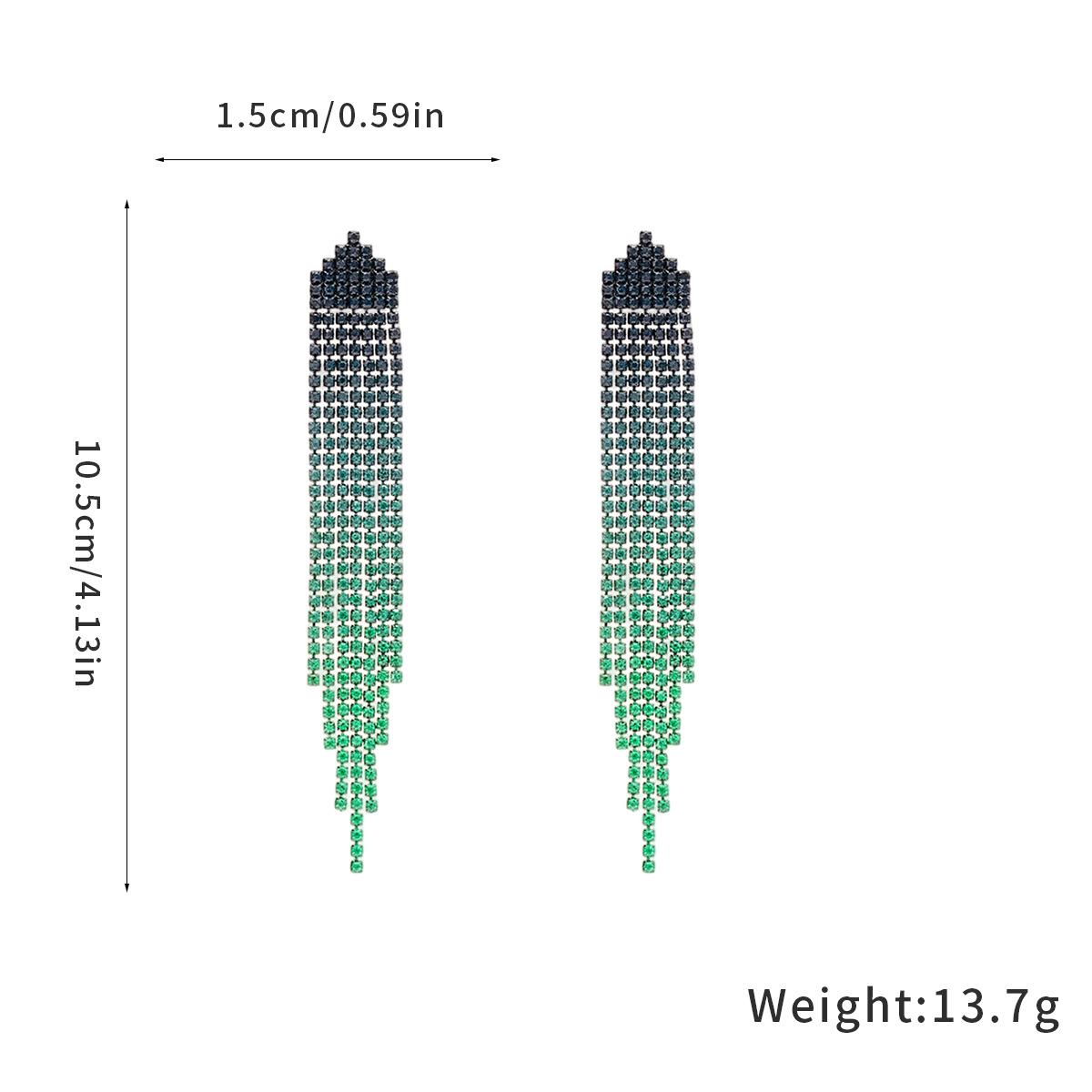Hot Gradient Tassel Earrings: Luxurious High-end Studs with A Fashionable and Unique Design
Hot Gradient Tassel Earrings: Luxurious High-end Studs with A Fashionable and Unique Design