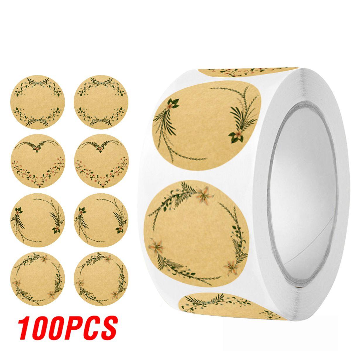 100-500pcs Kraft Paper Flowers Writable Labels For Gift Card Package Party Wrapping Baking Small Business Stationery Stickers
100-500pcs Kraft Paper Flowers Writable Labels For Gift Card Package Party Wrapping Baking Small Business Stationery Stickers