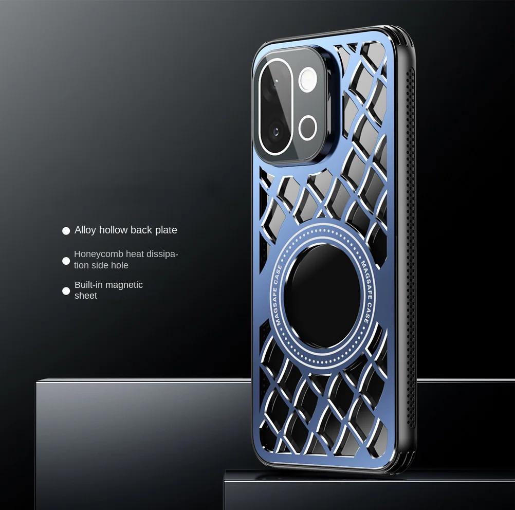 Чехол из алюминиевого сплава с магнитным кольцом для отвода тепла для OnePlus 13T 13R 13 1+ Ace 5 Pro, беспроводная зарядка, противоударный чехол OnePlus 13T синий
Чехол из алюминиевого сплава с магнитным кольцом для отвода тепла для OnePlus 13T 13R 13 1+ Ace 5 Pro, беспроводная зарядка, противоударный чехол OnePlus 13T синий