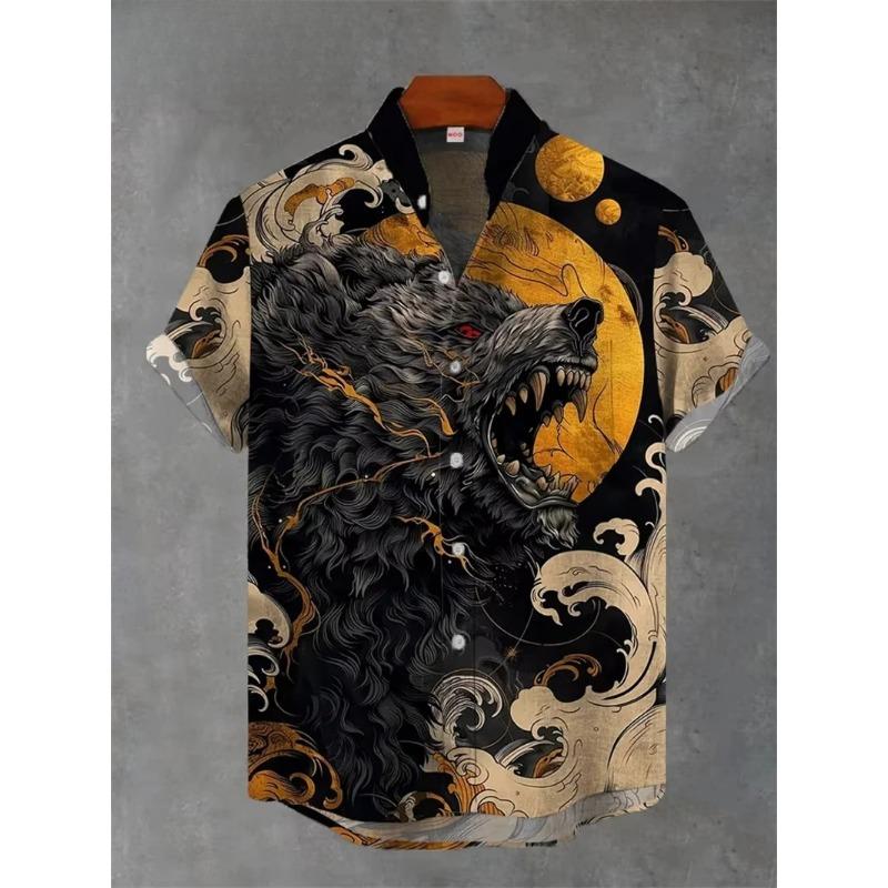 Vintage Men s Shirt 3D Printed Shirt Men s Casual Short Sleeved Top Fashionable Men s Lapel Button Shirt Men T-shirt Polyester 2XL
Vintage Men s Shirt 3D Printed Shirt Men s Casual Short Sleeved Top Fashionable Men s Lapel Button Shirt Men T-shirt Polyester 2XL