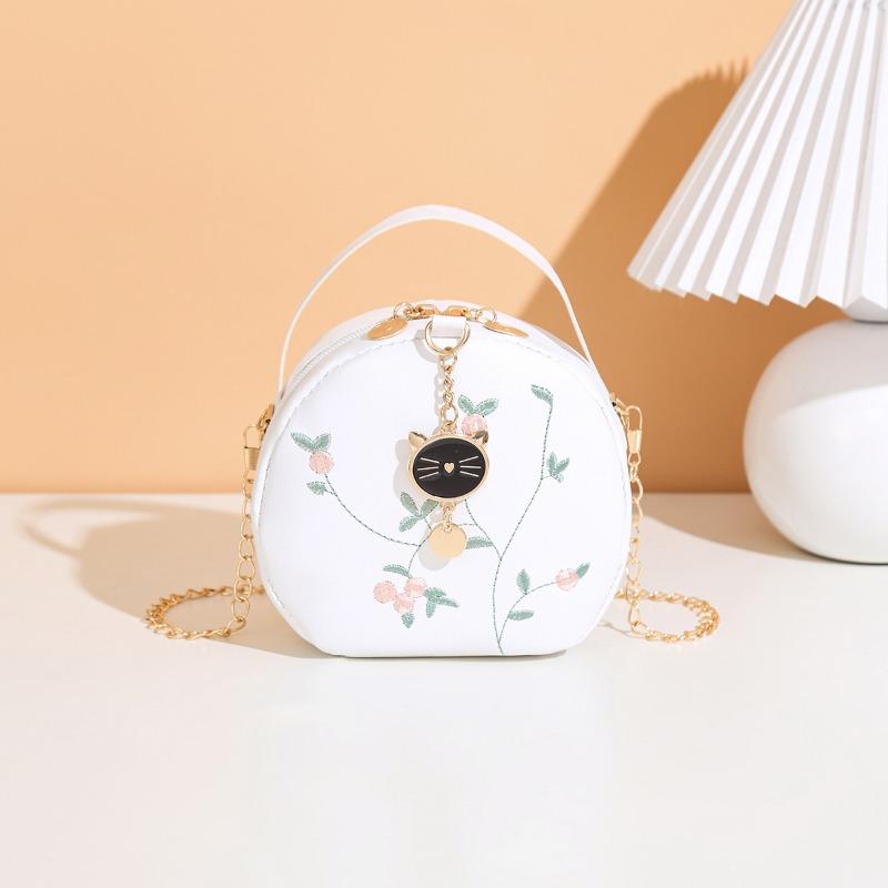 Women s bag printed cat head small round bag summer new personalized single shoulder oblique span change small bag білий
Women s bag printed cat head small round bag summer new personalized single shoulder oblique span change small bag білий
