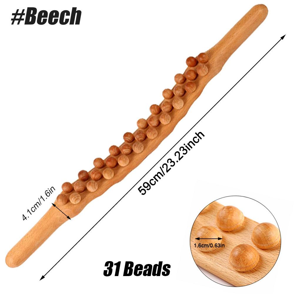 Лімфодренажна масажна палиця Wood Therapy, шия, спина, поперек, знеболювальний засіб для ніг, міофасціальний реліз, масажний інструмент для моделювання тіла
Лімфодренажна масажна палиця Wood Therapy, шия, спина, поперек, знеболювальний засіб для ніг, міофасціальний реліз, масажний інструмент для моделювання тіла