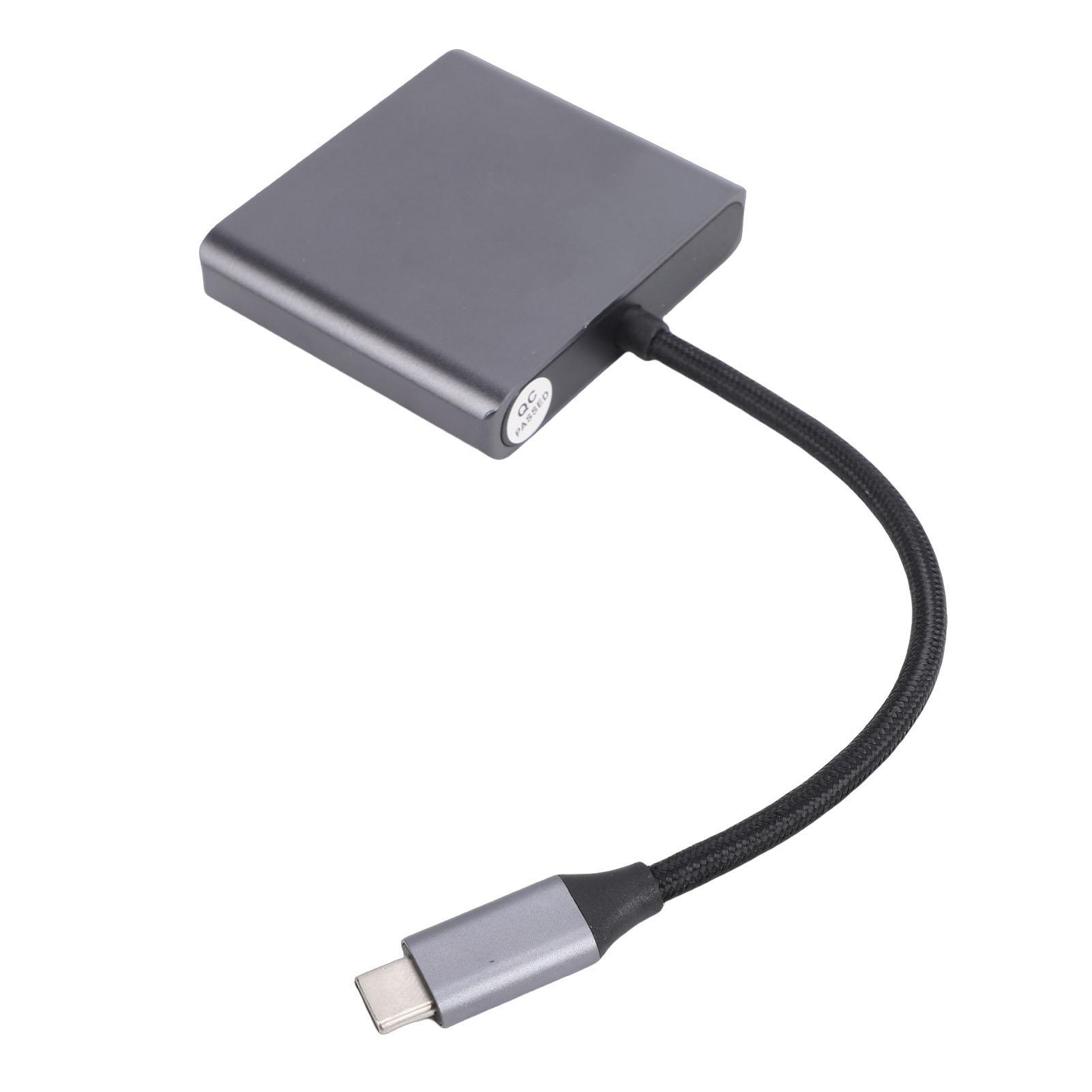 USB C to 2 HD Multimedia Adapter Support 4K 60Hz Extended and Mirrored Display Type C to HD Interface Splitter for Laptop
USB C to 2 HD Multimedia Adapter Support 4K 60Hz Extended and Mirrored Display Type C to HD Interface Splitter for Laptop