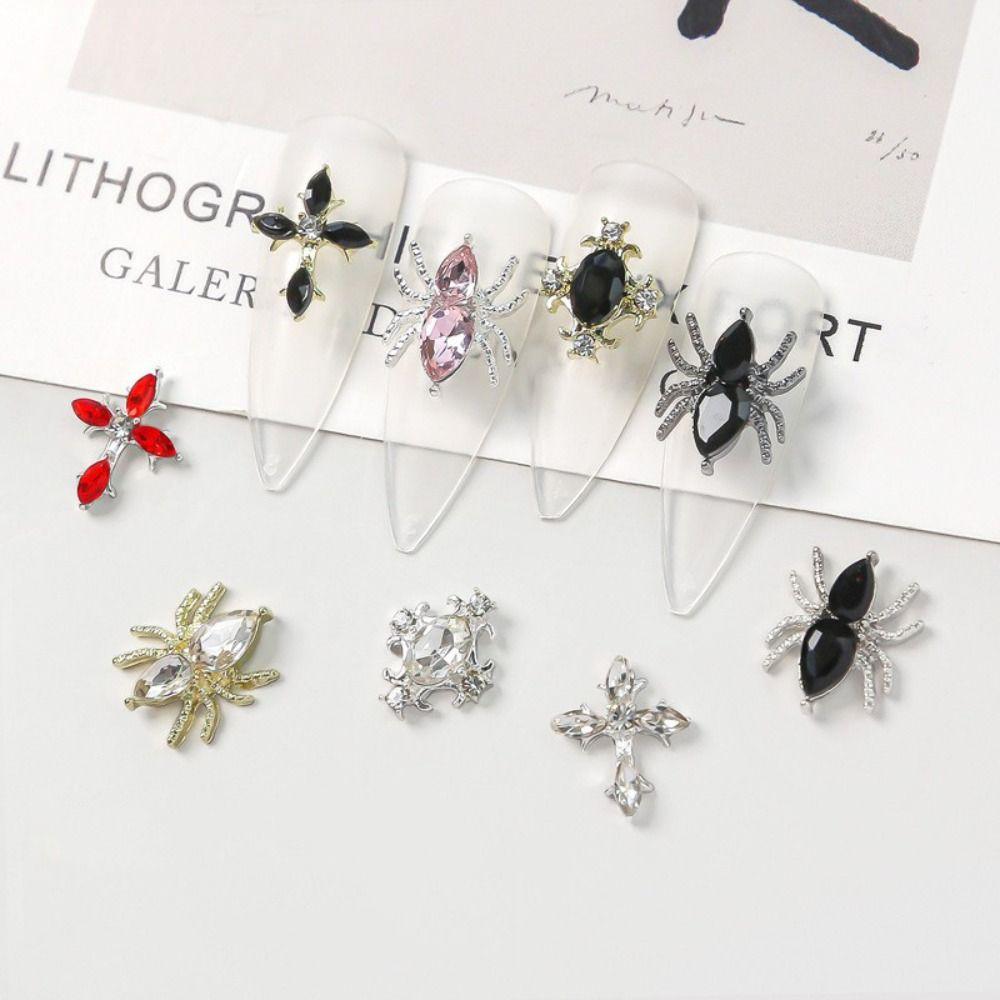 2Pcs Retro 3D Nail Art Charms Glitter Gems Spider Shape Nail Decoration DIY Female
2Pcs Retro 3D Nail Art Charms Glitter Gems Spider Shape Nail Decoration DIY Female