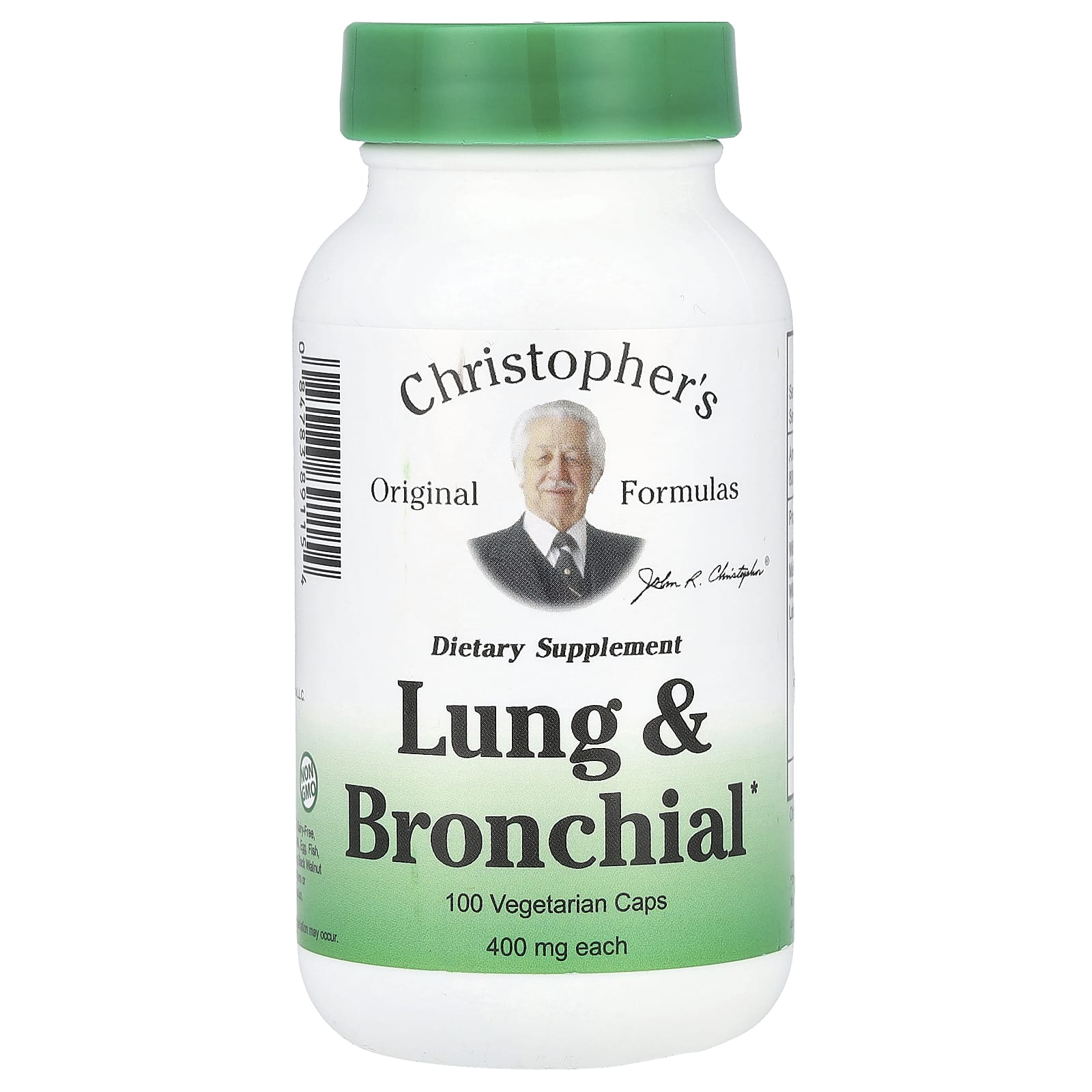Christopher s Original Formulas, Lungs & Bronchi, 100 Veggie Capsules
Christopher s Original Formulas, Lungs & Bronchi, 100 Veggie Capsules