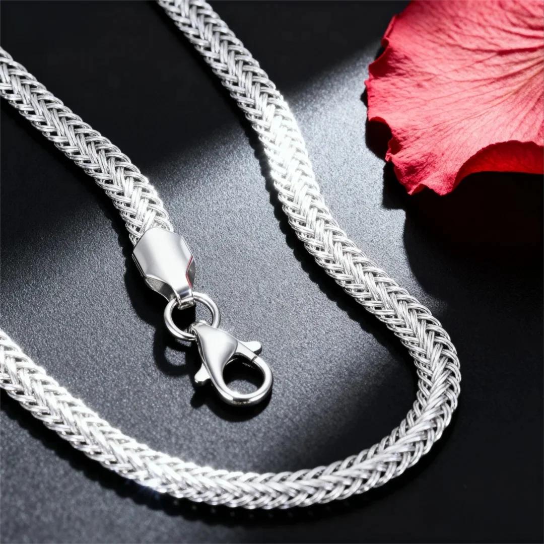 charms Copper Elegant 6MM Chain Necklace for Women Men Fashion designer Jewelry Wedding accessories party Gifts 50cm 20inches
charms Copper Elegant 6MM Chain Necklace for Women Men Fashion designer Jewelry Wedding accessories party Gifts 50cm 20inches