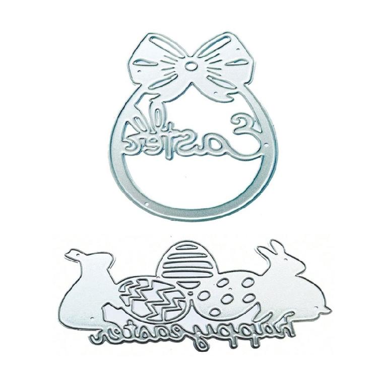 2Pcs Easter Hare Eggs Die Cut Metal Embossing Stencils Carbon Steel Cutting Dies for Card Making Scrapbooking Art Craft 1
2Pcs Easter Hare Eggs Die Cut Metal Embossing Stencils Carbon Steel Cutting Dies for Card Making Scrapbooking Art Craft 1