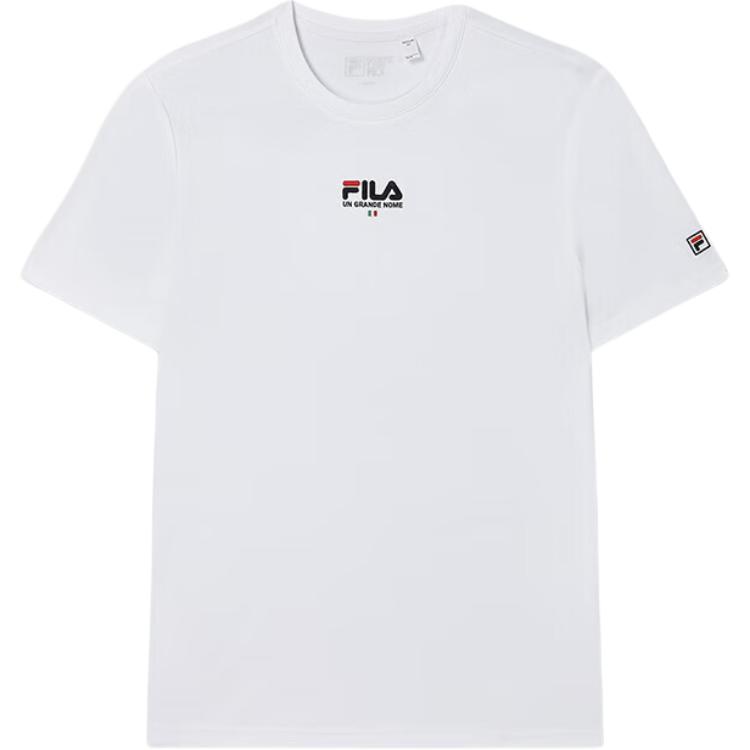 FILA Embroidered Logo Knitted Breathable Round Neck Short Sleeve T-Shirt Men Tops White F51M429114AWT
FILA Embroidered Logo Knitted Breathable Round Neck Short Sleeve T-Shirt Men Tops White F51M429114AWT