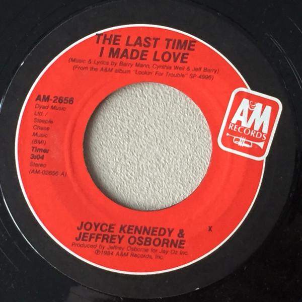 7inch Record JOYCE KENNEDY, JEFFREY OSBORNE - The Last Time I Made Love AM2656 A&M Records 1984 US Dance & Electronica Used
7inch Record JOYCE KENNEDY, JEFFREY OSBORNE - The Last Time I Made Love AM2656 A&M Records 1984 US Dance & Electronica Used