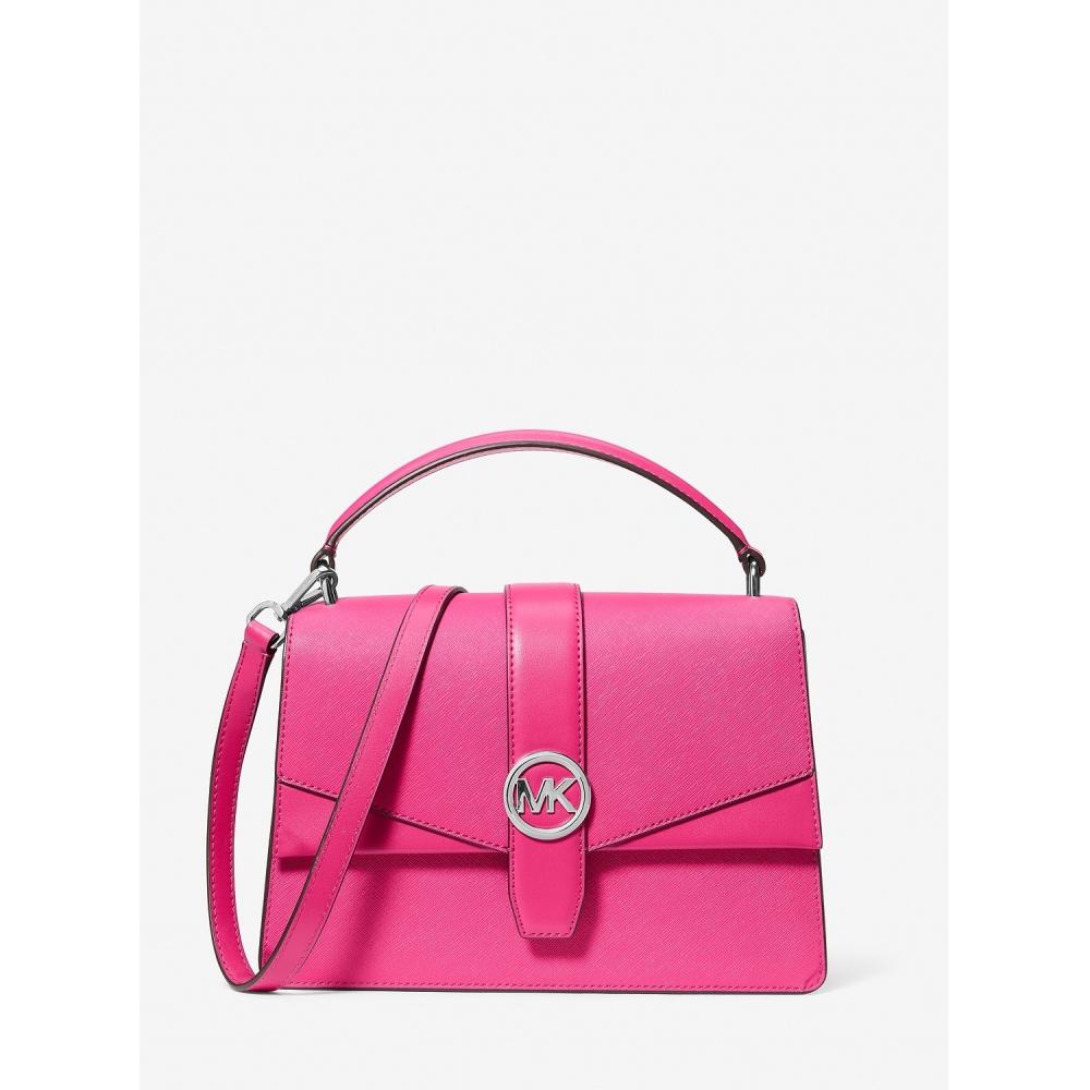 Michael Kors Greenwich Saffiano Leather Satchel Medium 35s5sgrs2l7067 Dragon Fruit F
Michael Kors Greenwich Saffiano Leather Satchel Medium 35s5sgrs2l7067 Dragon Fruit F