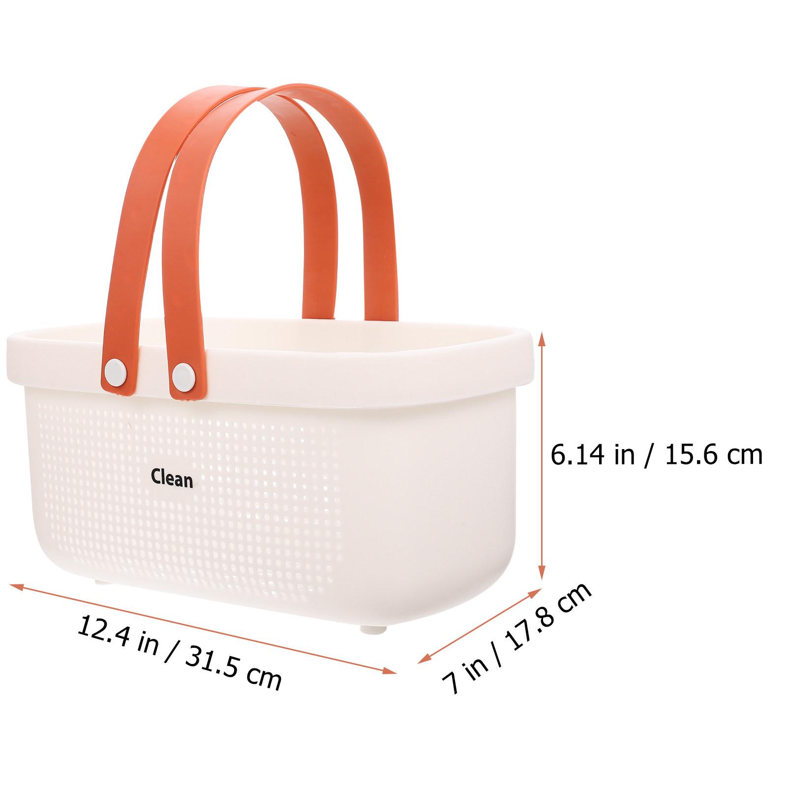 Portable Toiletries Basket Large Capacity Bathroom Storage Organizer Hollow Drainer Basket for Cosmetics Shower Accessories белый
Portable Toiletries Basket Large Capacity Bathroom Storage Organizer Hollow Drainer Basket for Cosmetics Shower Accessories белый