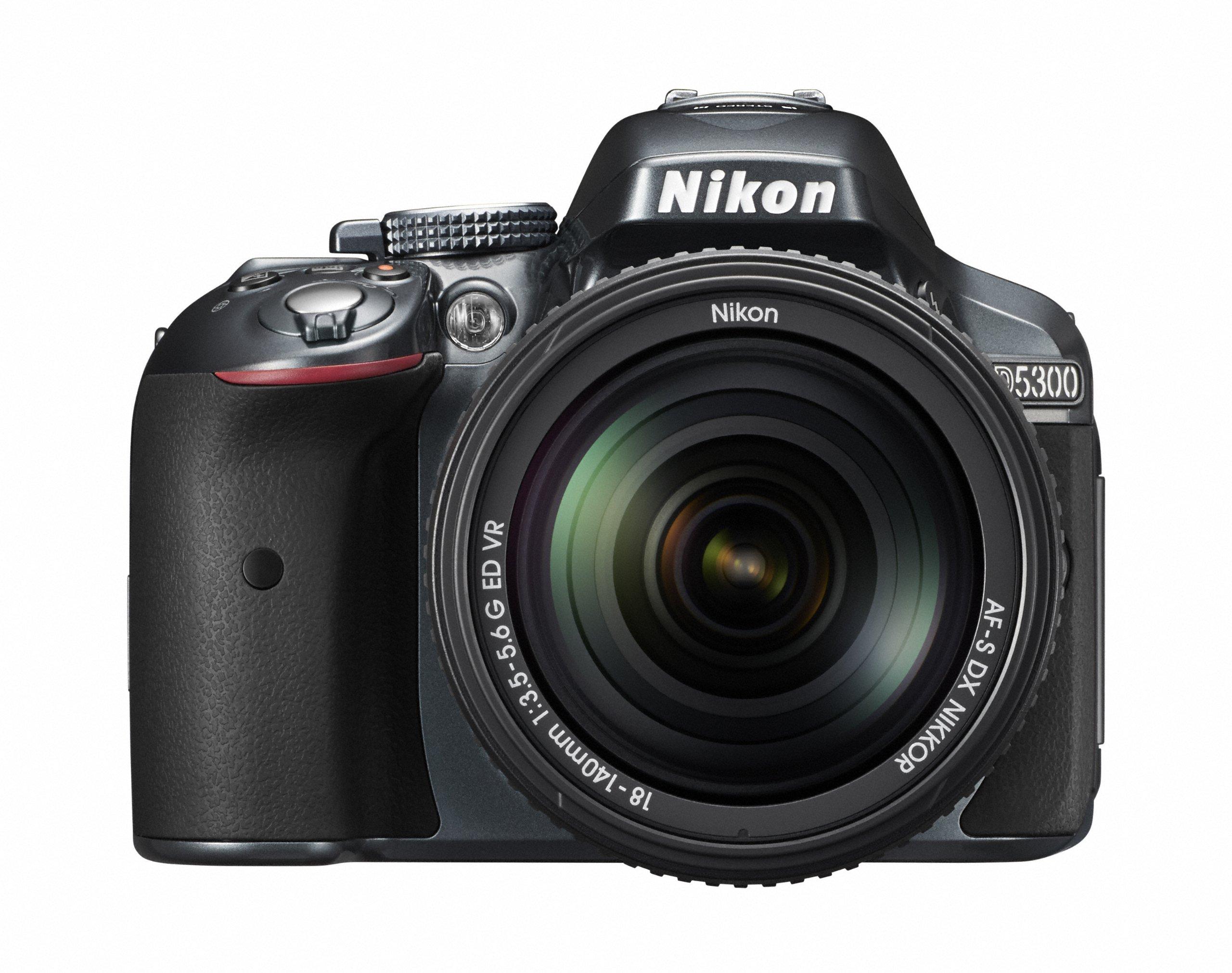 Цифрова дзеркальна фотокамера Nikon D5300 Комплект об єктивів сірий 18-140VR D5300LK18-140VRGY
Цифрова дзеркальна фотокамера Nikon D5300 Комплект об єктивів сірий 18-140VR D5300LK18-140VRGY