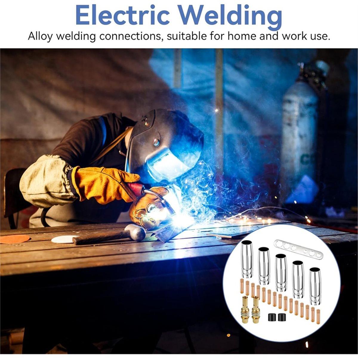 2026 New 25-Piece Wear Parts Set, Protective Gas Welding Machine Accessories for -15/MB-15 Welding Machine China Mainland
2026 New 25-Piece Wear Parts Set, Protective Gas Welding Machine Accessories for -15/MB-15 Welding Machine China Mainland