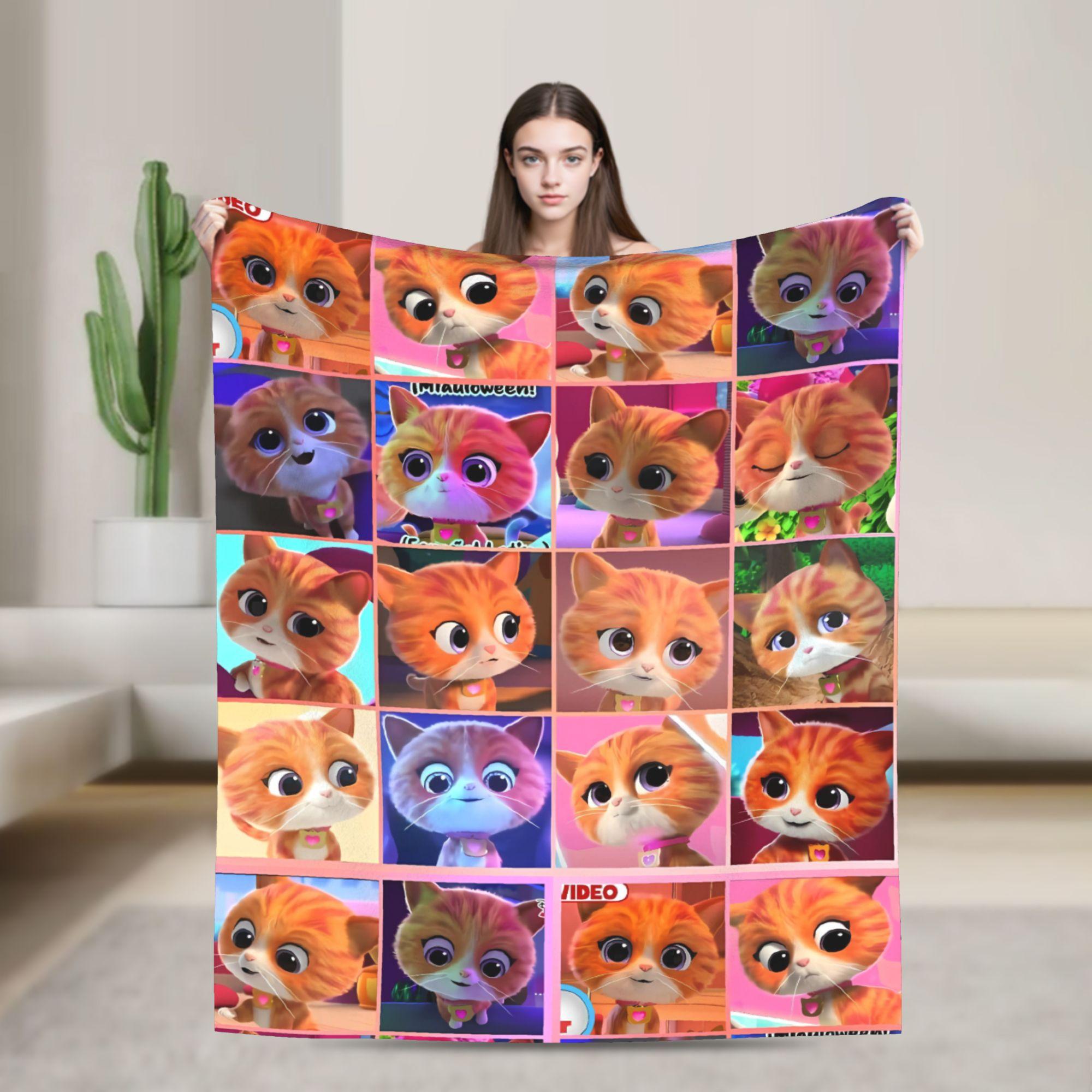 SuperKitties Cartoon Cats Flannel Blankets Spring Warm Throw Blanket for Kids Home Decor Street Trend Bedspread Sofa Bed Cover 30x40in
SuperKitties Cartoon Cats Flannel Blankets Spring Warm Throw Blanket for Kids Home Decor Street Trend Bedspread Sofa Bed Cover 30x40in