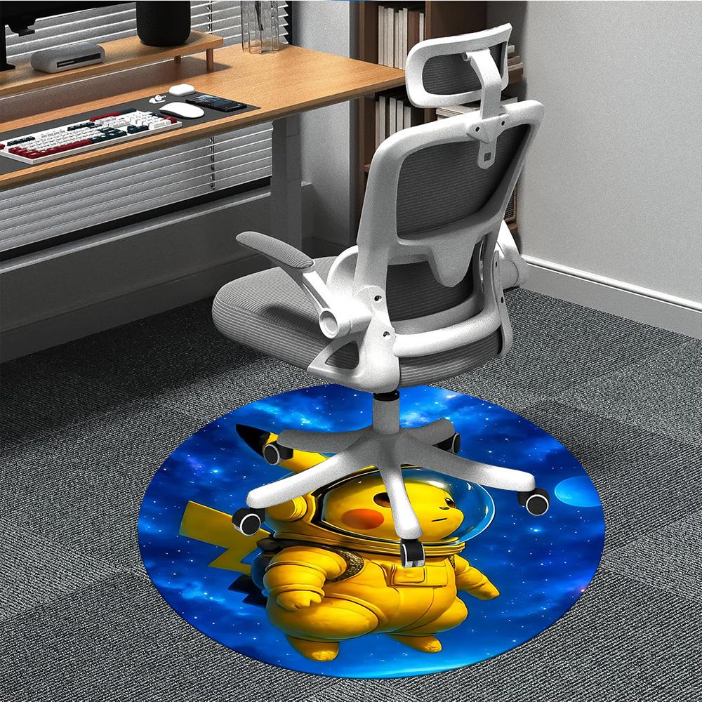 1pc Pikachu Astronaut Chair Carpet for Office, Indoor Non-Slip Polyester Fiber Carpet, Machine Washable, Durable Construction yy251205160 80cm by 80cm
1pc Pikachu Astronaut Chair Carpet for Office, Indoor Non-Slip Polyester Fiber Carpet, Machine Washable, Durable Construction yy251205160 80cm by 80cm