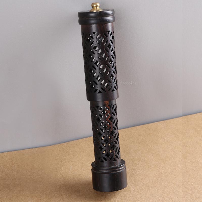 Hollow Out Vertical Incense Stick Burner Black Sandalwood Retro Retractable Backflow Incense Tube Home Tea Room Zen Decoration
Hollow Out Vertical Incense Stick Burner Black Sandalwood Retro Retractable Backflow Incense Tube Home Tea Room Zen Decoration