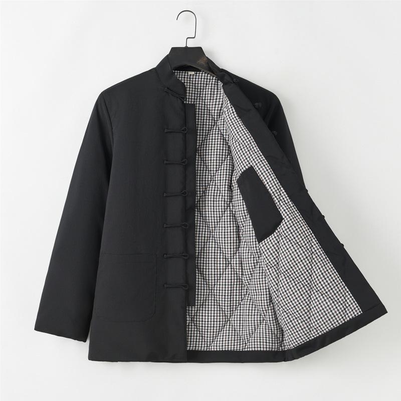 Men s Winter Tang Suit Jacket - Thick Cotton, Frog Buttons, Pure Cotton Lining 3XL (180-200 jin) чёрный
Men s Winter Tang Suit Jacket - Thick Cotton, Frog Buttons, Pure Cotton Lining 3XL (180-200 jin) чёрный