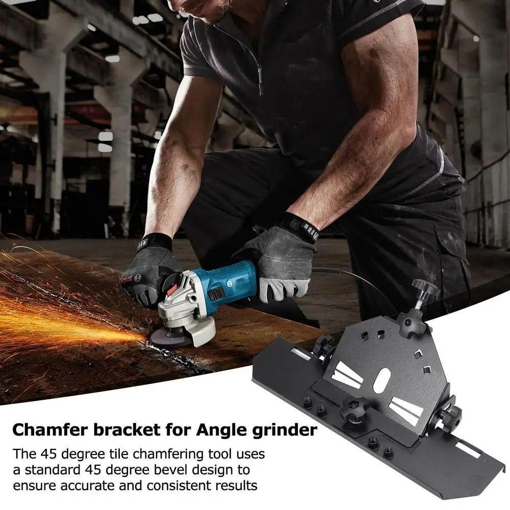 Adjustable Angle 45 Degree Chamfer Frame Angle Grinder Chamfer Holder 115/125 Angle Grinder чорний
Adjustable Angle 45 Degree Chamfer Frame Angle Grinder Chamfer Holder 115/125 Angle Grinder чорний
