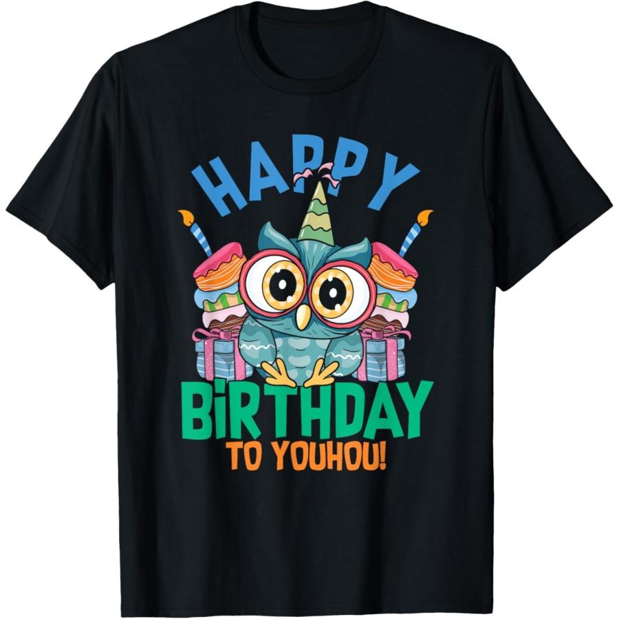Happy Birthday To Youhou _ Funny Owl _ Birthday Cake T-Shirt XXXXXL чёрный
Happy Birthday To Youhou _ Funny Owl _ Birthday Cake T-Shirt XXXXXL чёрный